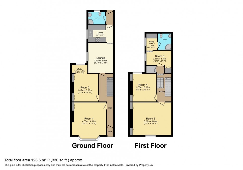 Floorplan for Phillips Parade, Brynmill, Swansea