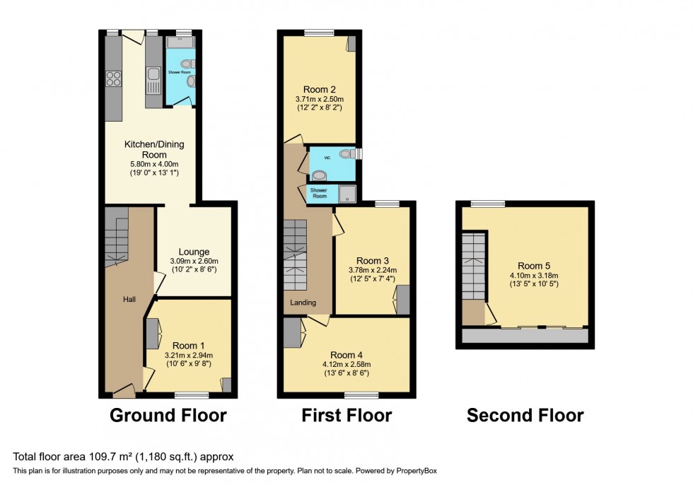 Floorplan for Miers Street, St Thomas, Swansea