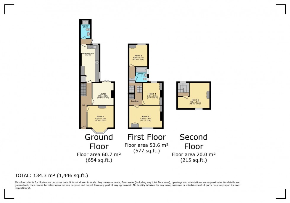 Floorplan for Russell Street, Central Swansea, Swansea