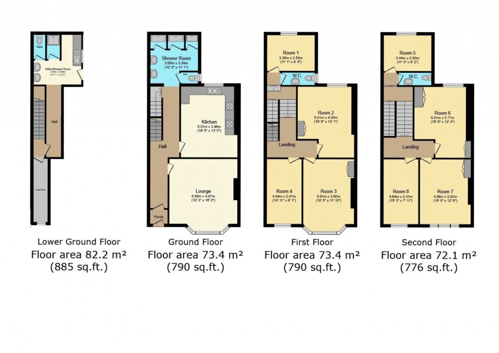 Floorplan for Walter Road, Central Swansea, Swansea